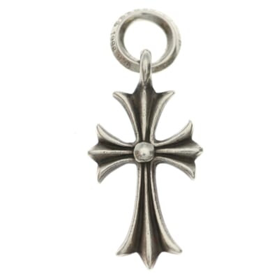 TINY CH CROSS タイニーCHクロス チャーム シルバーネックレストップ Bランク