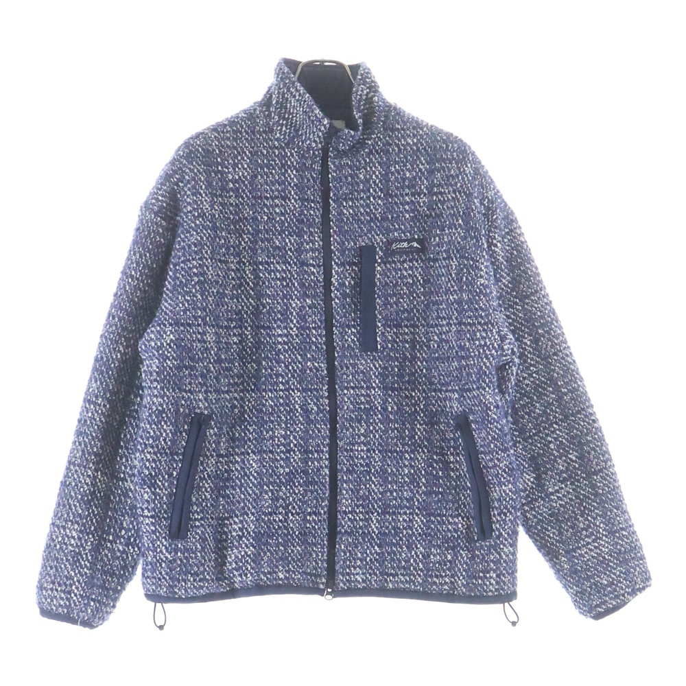 Textured Tweed Claremont Full Zip テキストツイードフルジップジャケット ネイビー Aランク