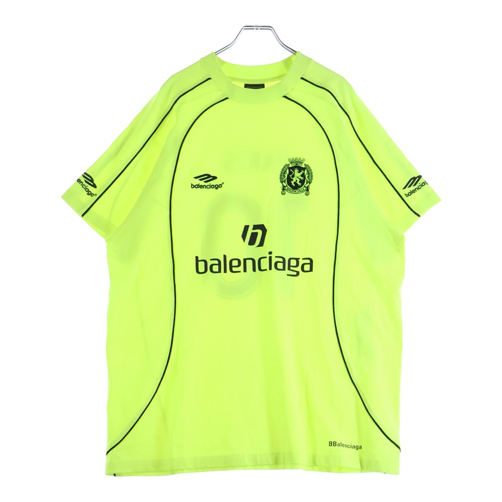 24SS PARIS SOCCER サッカーシリーズ テクニカルジャージー半袖Tシャツ 777705 TPVR5 イエロー Sランク