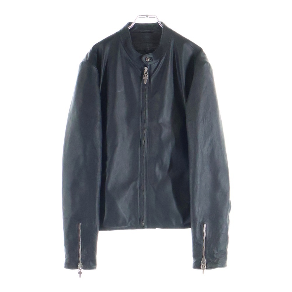 RACING2/レーシング2 ダガージップシングルライダースレザージャケット ブラック Bランク