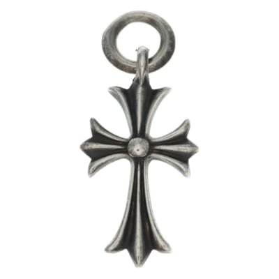 TINY CH CROSS タイニーCHクロス チャーム ネックレストップ シルバー BCA382 Bランク