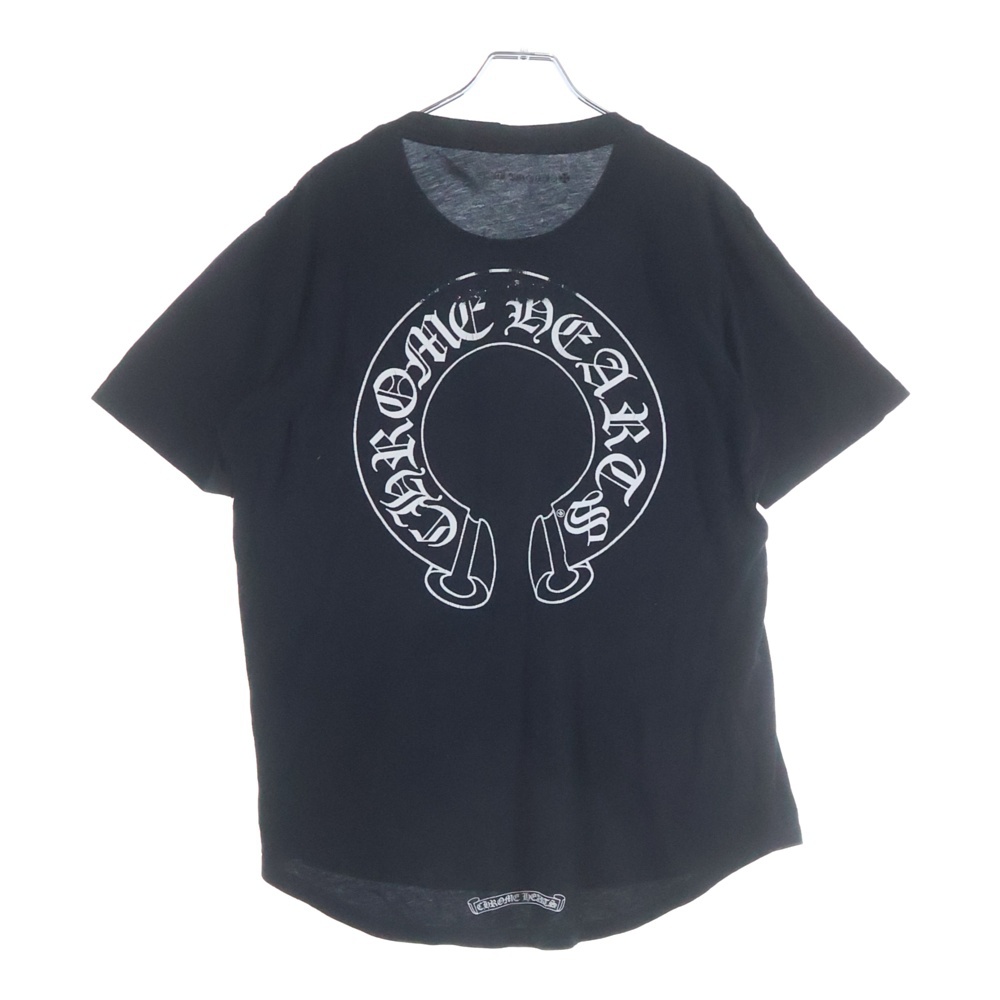 CH S/S フロントTバー バックホースシュープリント 半袖Tシャツカットソー Bランク