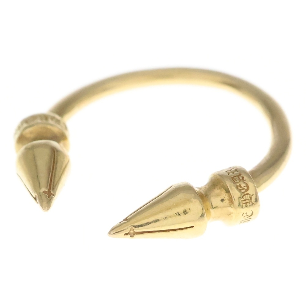 22K DBL SPIKE ダブル スパイク リング ゴールド Bランク