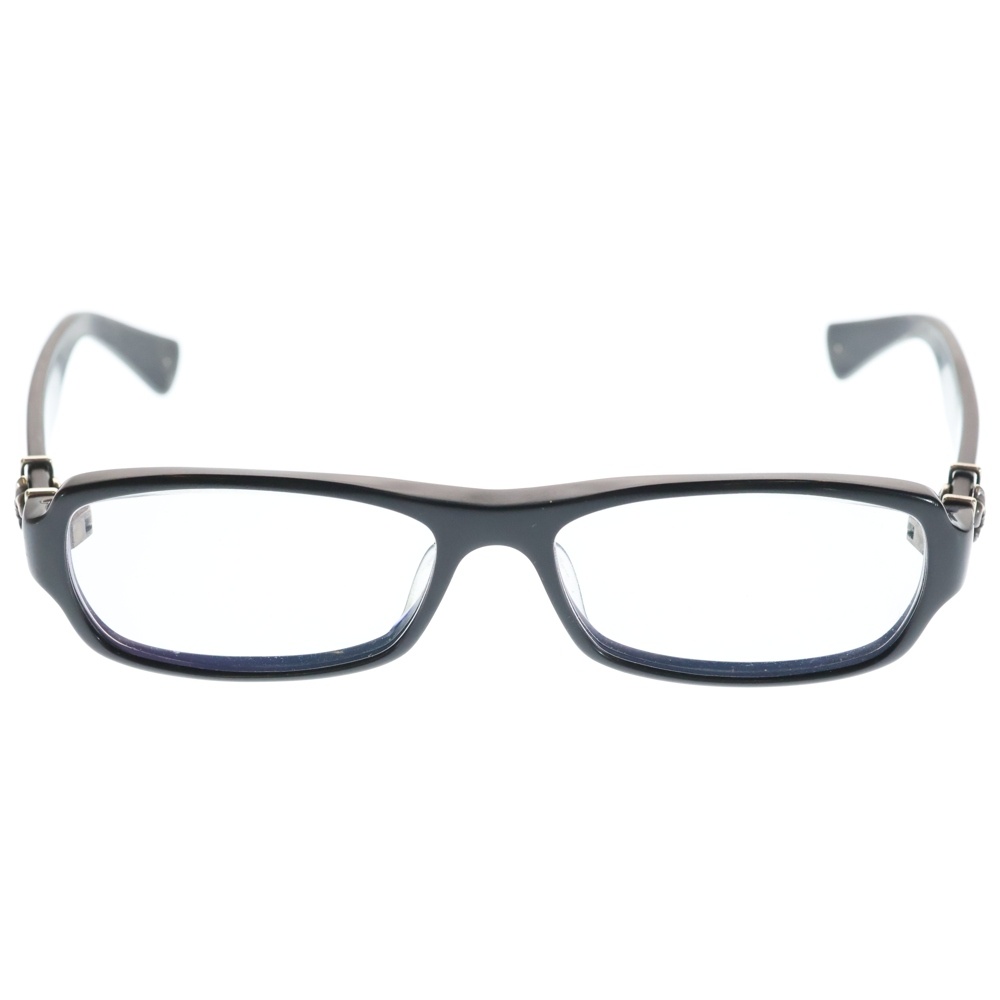 GITTIN ANY?-2 BSフレアテンプル スクエアフレームアイウェア 眼鏡 ブラック ※度入り Bランク
