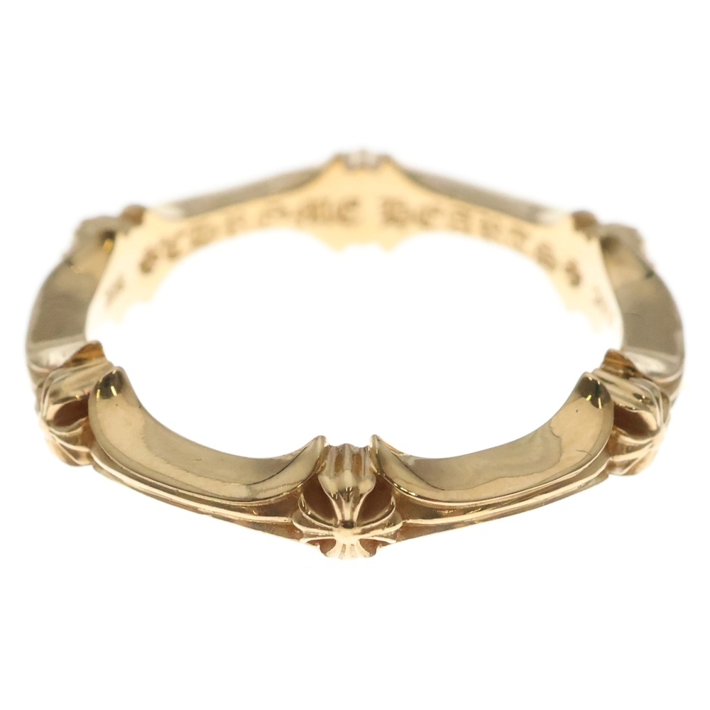 22k PLUS AND BONE RING プラスアンドボーン ゴールドリング Nランク