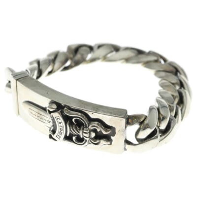 ID DAGGER ダガーIDクラシックリンク シルバーブレスレット Nランク