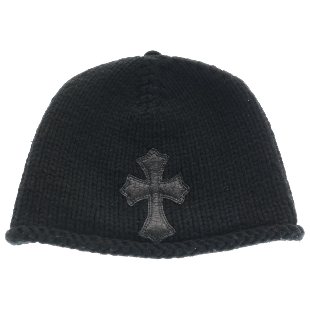 OLD BEANIE CASH クロスパッチ付きカシミアビーニー オールド Bランク