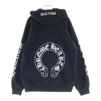 OLD SWTSHRT HD ZIP オールド ホースシュープリント 裏地サーマル ダガージップ スウェットパーカー Bランク