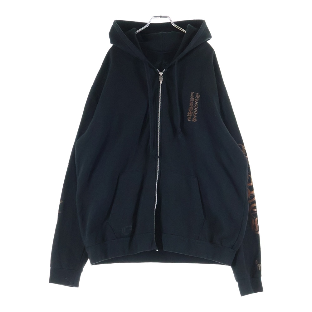 SWTSHRT HD ZIP オンライン限定グリッタープリントジップアップパーカー Bランク