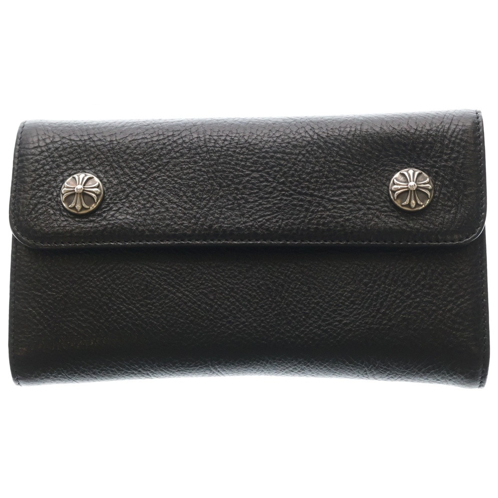 WAVE ウェーブ レザーウォレット 財布 ブラックBCA375 Sランク