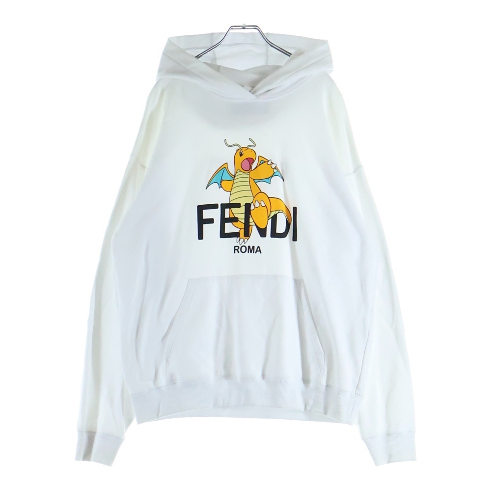 24SS ×フラグメント×ポケモン DRAGONITE HOODIE カイリュー フーディー プルオーバースウェットパーカー FY1143 AQJK Aランク