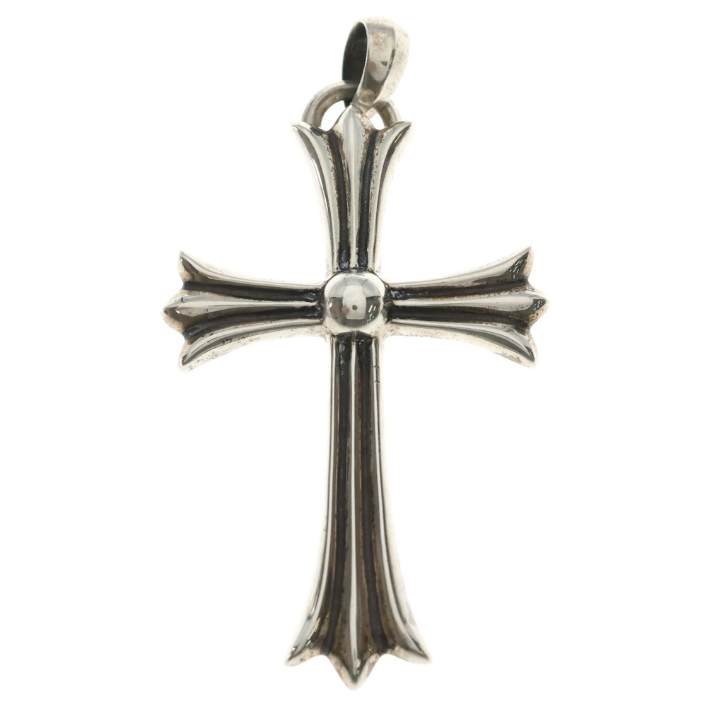 LG W BALE ラージCHクロス Wベイル ネックレストップ シルバー BCA393 Bランク