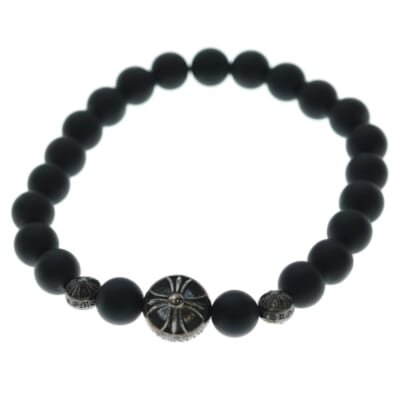 8mm BEAD 8mmビーズブレス BEAD ONYX71ブレスレット ブラック Aランク