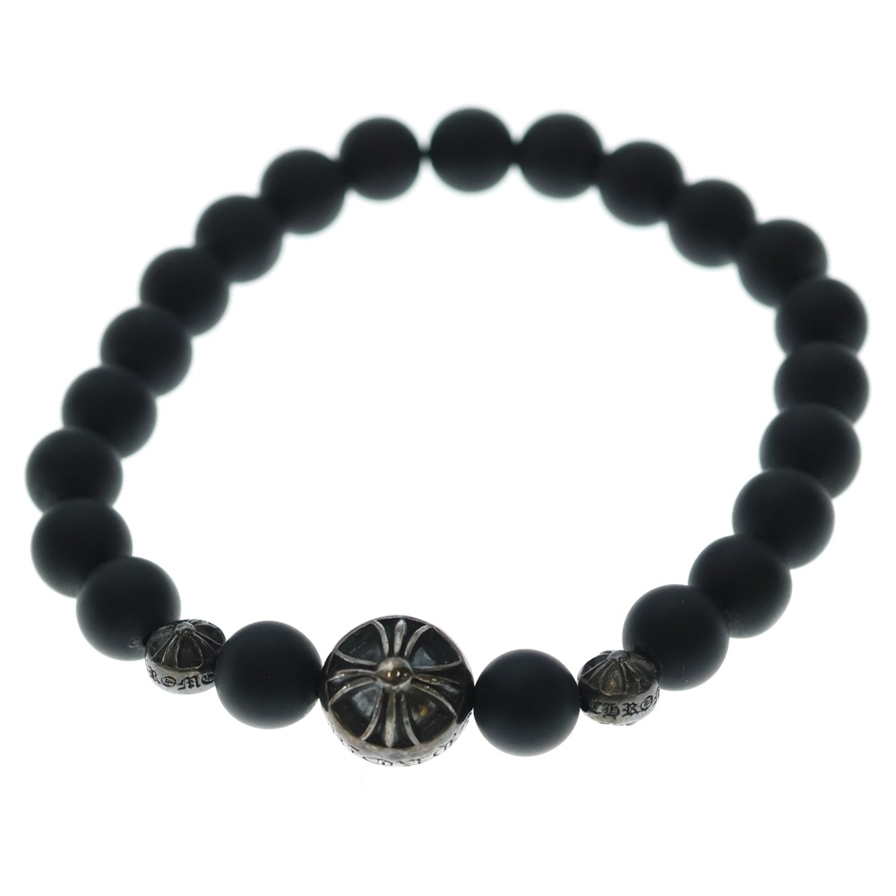 8mm BEAD 8mmビーズブレス BEAD ONYX71ブレスレット ブラック Aランク