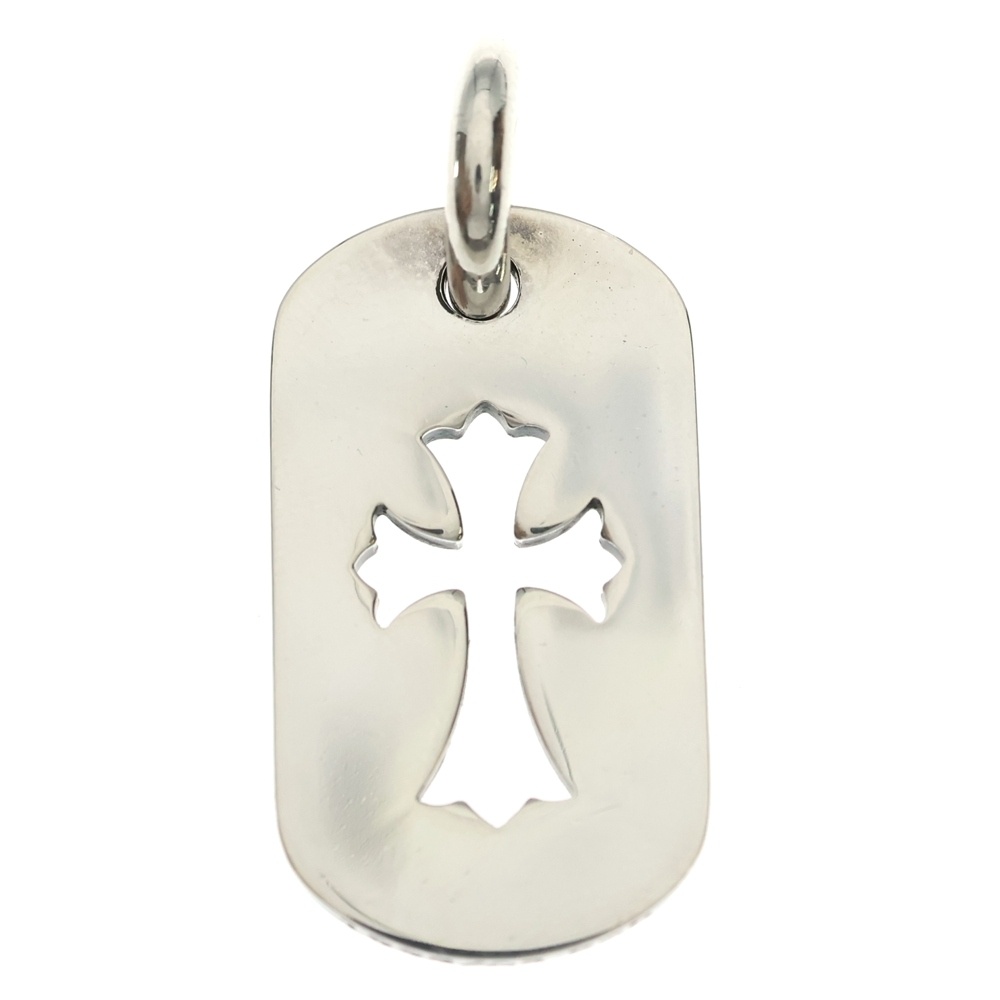 D TAG SML CO CRS カットアウトクロスドッグタグ スモール ペンダントトップ シルバー BCA242 Aランク