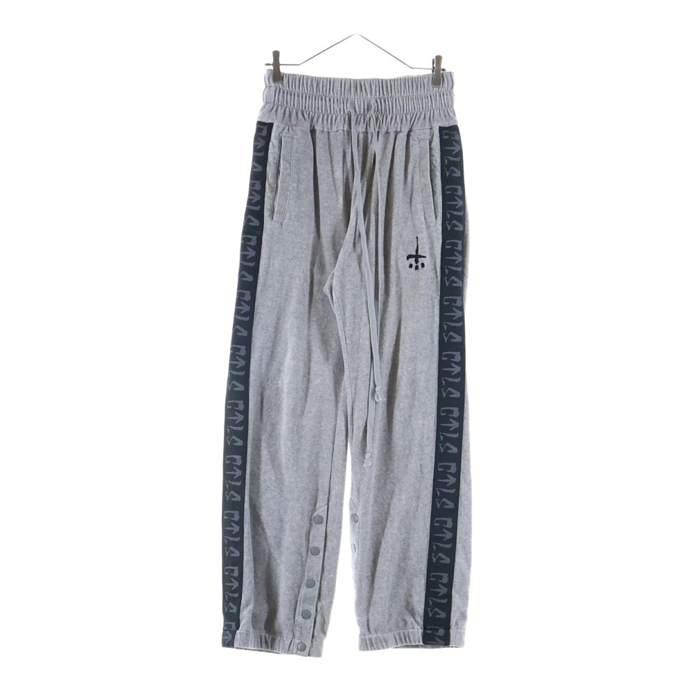ブランドロゴ サイドライン スウェットパンツ グレー 2301010401 Bランク