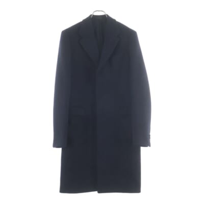 ダブルフェイスウールチェスターコート ダークネイビー Bランク