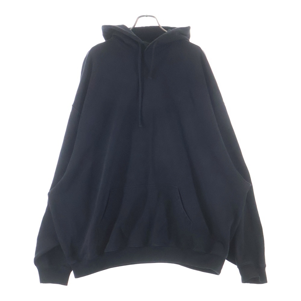 LIMITED EDITION フロントロゴ オーバーサイズプルオーバーパーカー ブラック Bランク