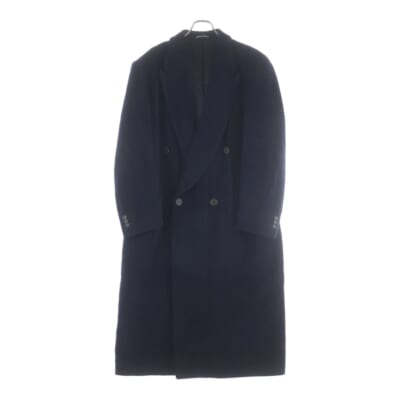 ロングコート ウール ネイビー Bランク
