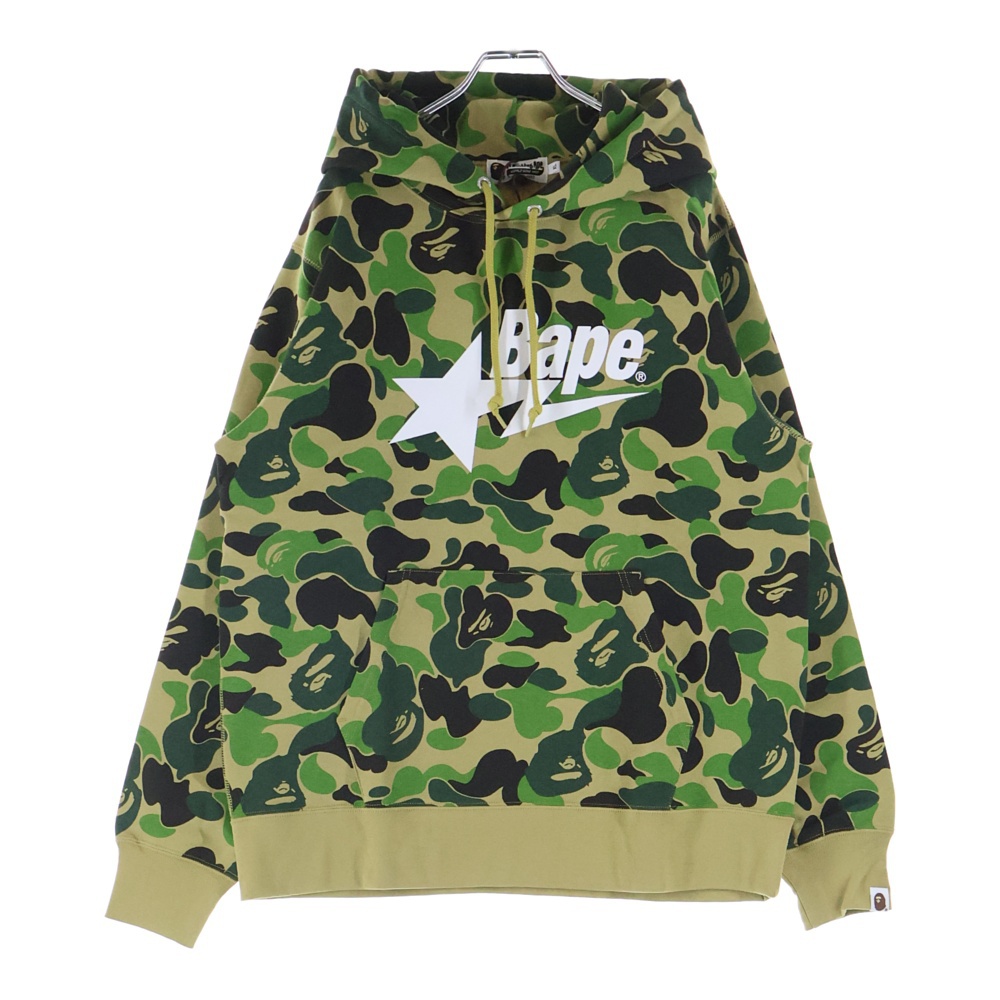ABC CAMO BAPE STA PULLOVER HOODIE フロントロゴ プルオーバーパーカー フーディー カモフラ Aランク