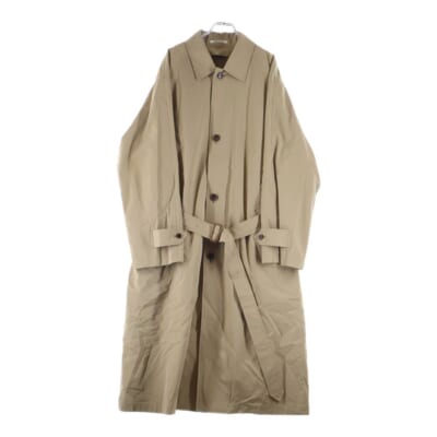 22AW Finx Hard Twist Gabardine Soutien Collar Coat A22AC01FB フィンクス ハード ツイスト ギャバジン ステン カラーコート ベージュ Bランク