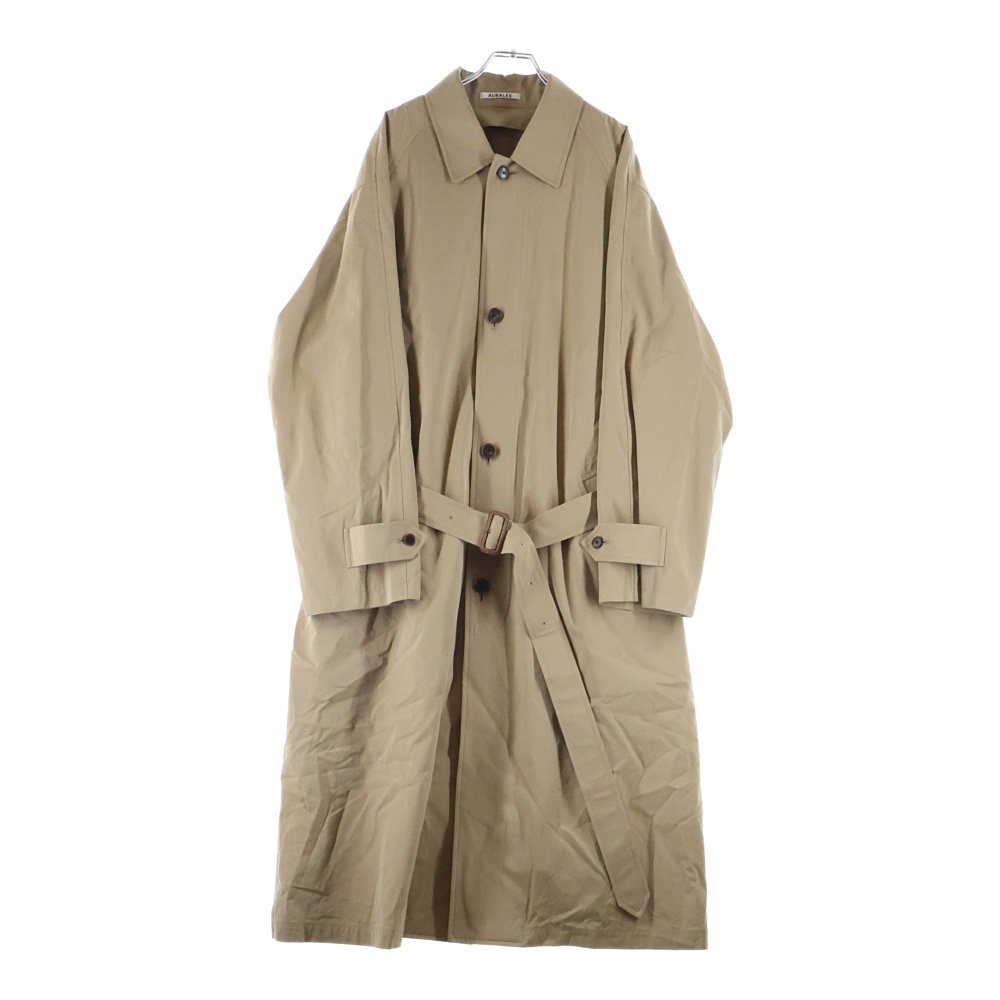 22AW Finx Hard Twist Gabardine Soutien Collar Coat A22AC01FB フィンクス ハード ツイスト ギャバジン ステン カラーコート ベージュ Bランク