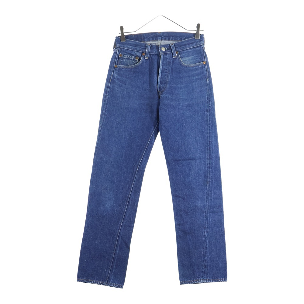 80S VINTAGE 501 ボタン裏558 USA製 セルビッチ ボタンフライ ヴィンテージ デニムパンツ インディゴ Bランク