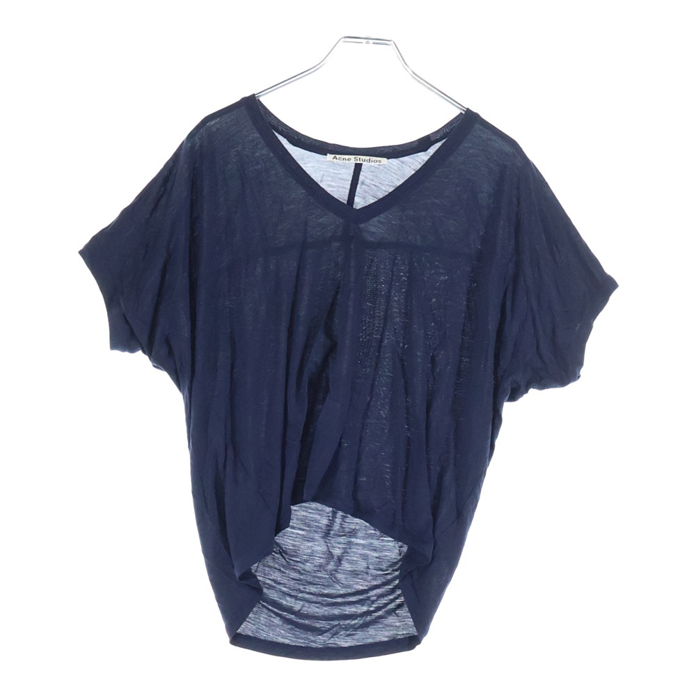 KILEO TENCEL 半袖Vネックカットソー レディース ネイビー 15B164- Bランク