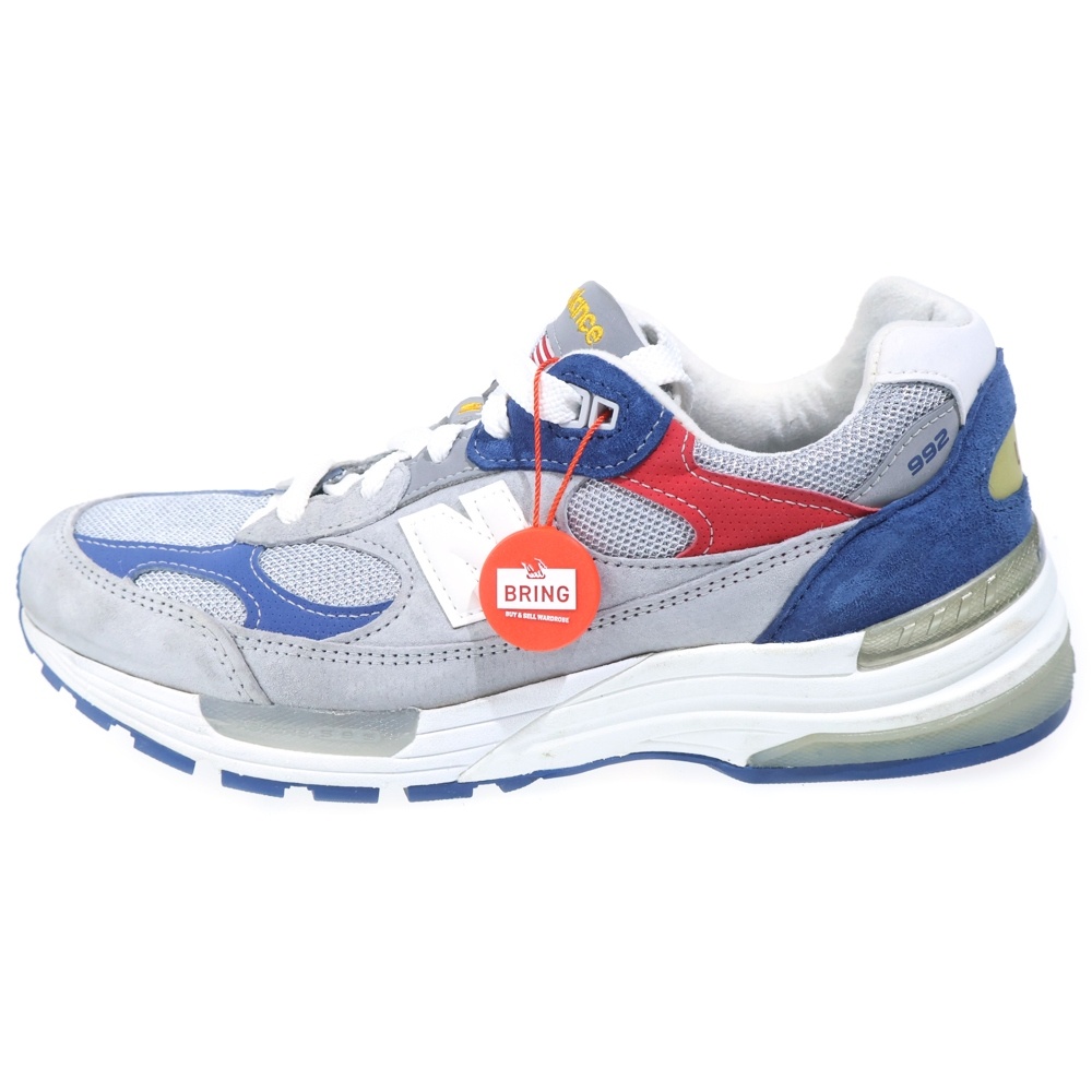 ×DTLR M992DL VARSITY ディーティーアールエル バーシティ ローカットスニーカー グレー US9/27cm Bランク