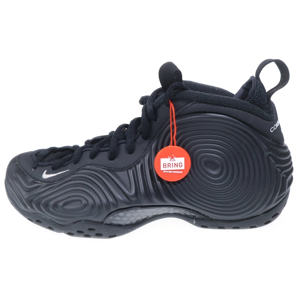 ×COMME des GARCONS Air Foamposite One コムデギャルソン エア フォームポジット ワン ローカットスニーカー ブラック US7/25cm DJ7952-001 Bランク