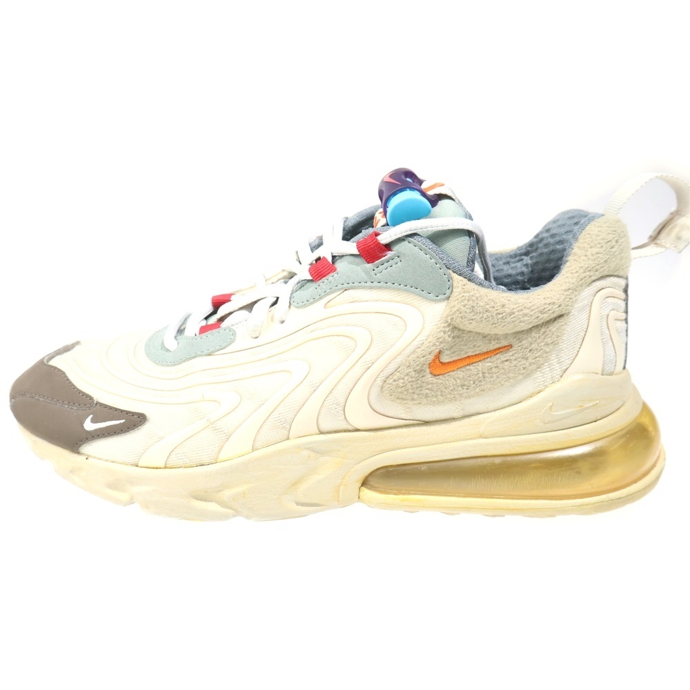 ×TRAVIS SCOTT AIR MAX 270 CACTUS TRAILS トラヴィススコット エアマックス 270 カクタストレイル ローカットスニーカー ベージュ US8.5/26.5cm CT2864-200 Bランク