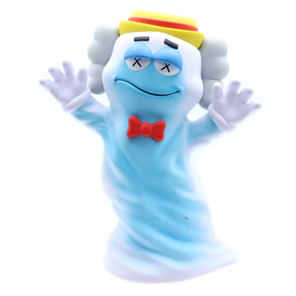 ×KAWS BOO BERRY カウズ ブーベリー フィギュア ビニールトイ ソフビ ブルー/ホワイト Bランク