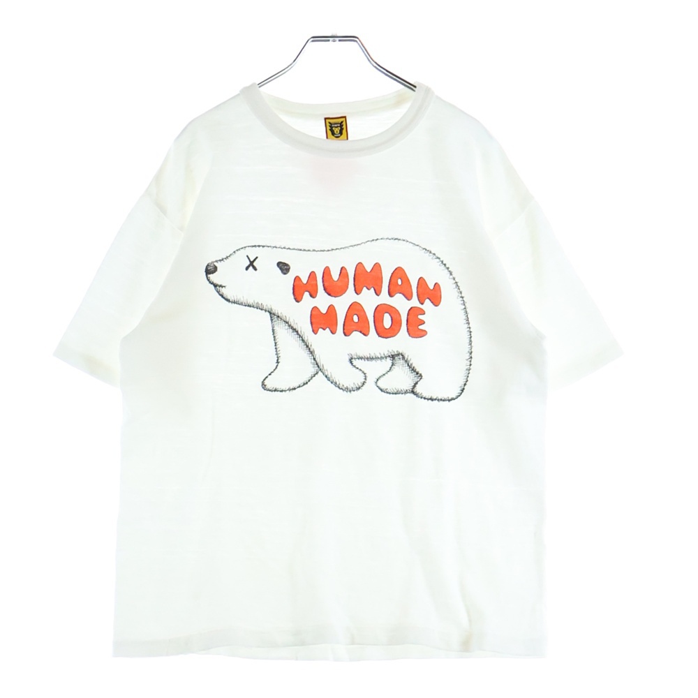 GRAPHIC T-SHIRT HARAJUKU 原宿限定 フロントプリント半袖Tシャツカットソー ホワイト Bランク
