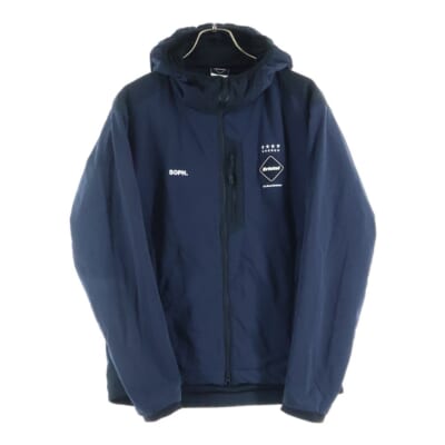 21AW LYCRA HOODED BLOUSON ライクラ ジップアップフーデッドジャケット ネイビー FCRB-212055 Bランク