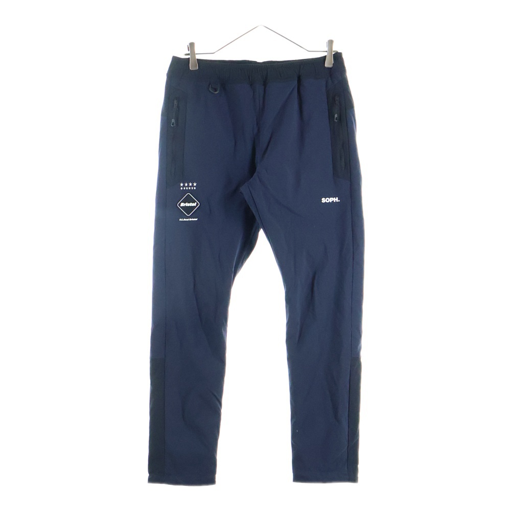 21AW LYCRA TRACK PANTS ライクラ ナイロントラックパンツ ネイビー FCRB-212057 Bランク