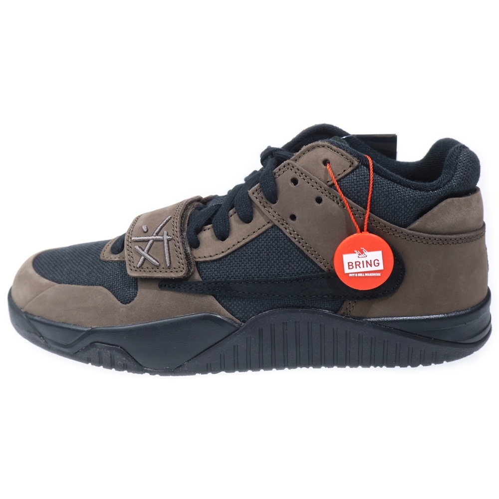 ×TRAVIS SCOTT JORDAN JUMPMAN JACK TR トラヴィススコット ジャンプマンジャック ローカットスニーカー ブラウン/ブラック US10/28cm FZ8117-204 Sランク