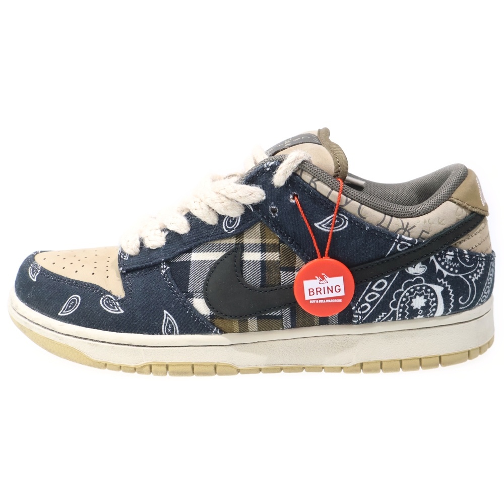 ×TRAVIS SCOTT SB DUNK LOW PRM QS CACTUS JACK トラヴィススコット SBダンク カクタスジャック ローカットスニーカー マルチ US9/27.0cm CT5053-001 Bランク