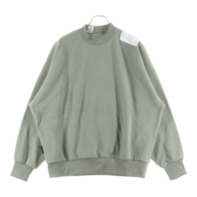 21AW ×WILD THINGS CREW NECK FLEECE ワイルド シングス フリース クルーネックスウェットトレーナー カーキ 9212-CS01-003 Sランク