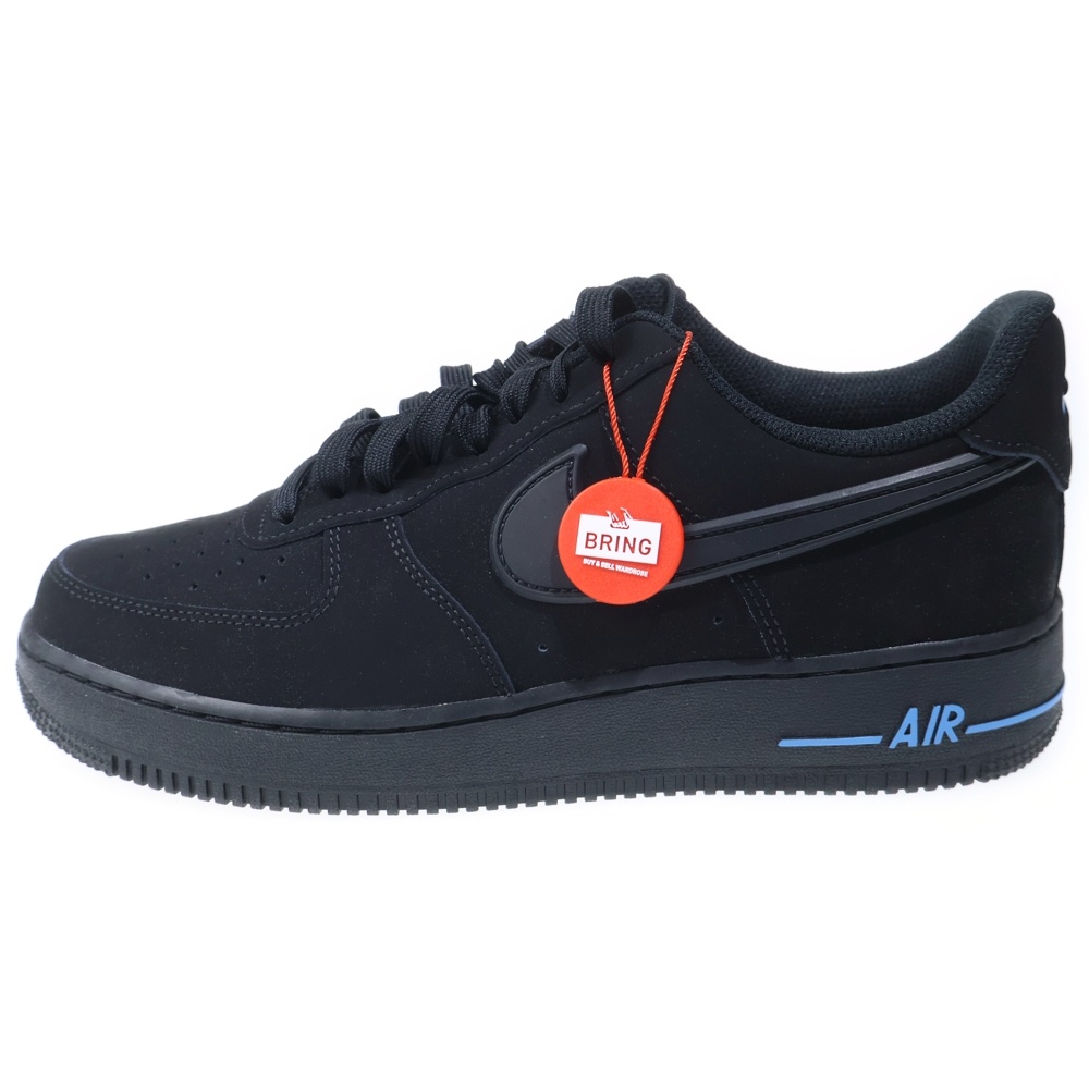 AIR FORCE 1 LOW Black University Blue エアフォース 1 ローカットスニーカー ブラック/ブルー US9.5/27.5cm HV6223-001 Aランク