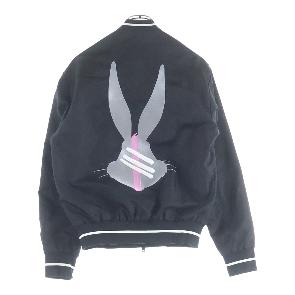 xICEBERG アイスバーグ ロゴエンブロイダリー ナイロン バーシティジャケット ブルゾン ブラックKITH Bランク