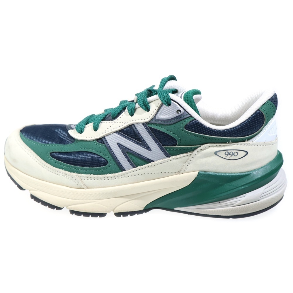 ×SHOHEI OHTANI U990SH6 大谷翔平 ローカットスニーカー グリーン US7.5/25.5cm Bランク