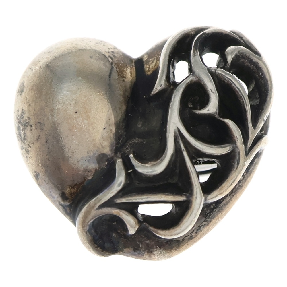 HAIRBAND ヘアバンド ハートボタンコンチョ シルバー Bランク