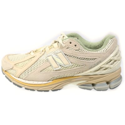 ×AURALEE M1906RAU オーラリー メッシュ ローカットスニーカー ベージュ US9.5/27.5cm Bランク