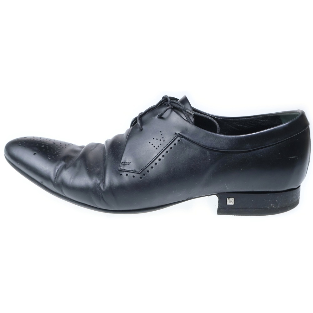 ×AURALEE MLC100AU COMP100 オーラリー シュリンクレザー ローカットスニーカー ブラウン US9/27cm Bランク