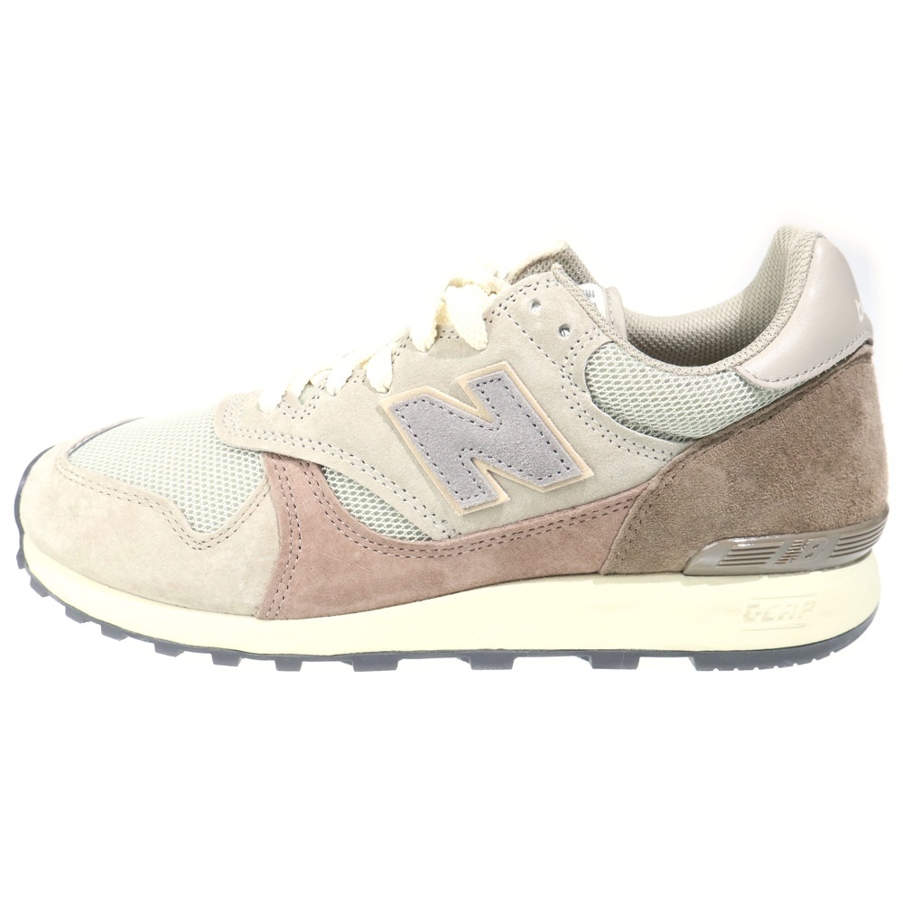 ×AURALEE U475AE オーラリー スエードレザー ローカットスニーカー グレー US9.5/27.5cm Bランク