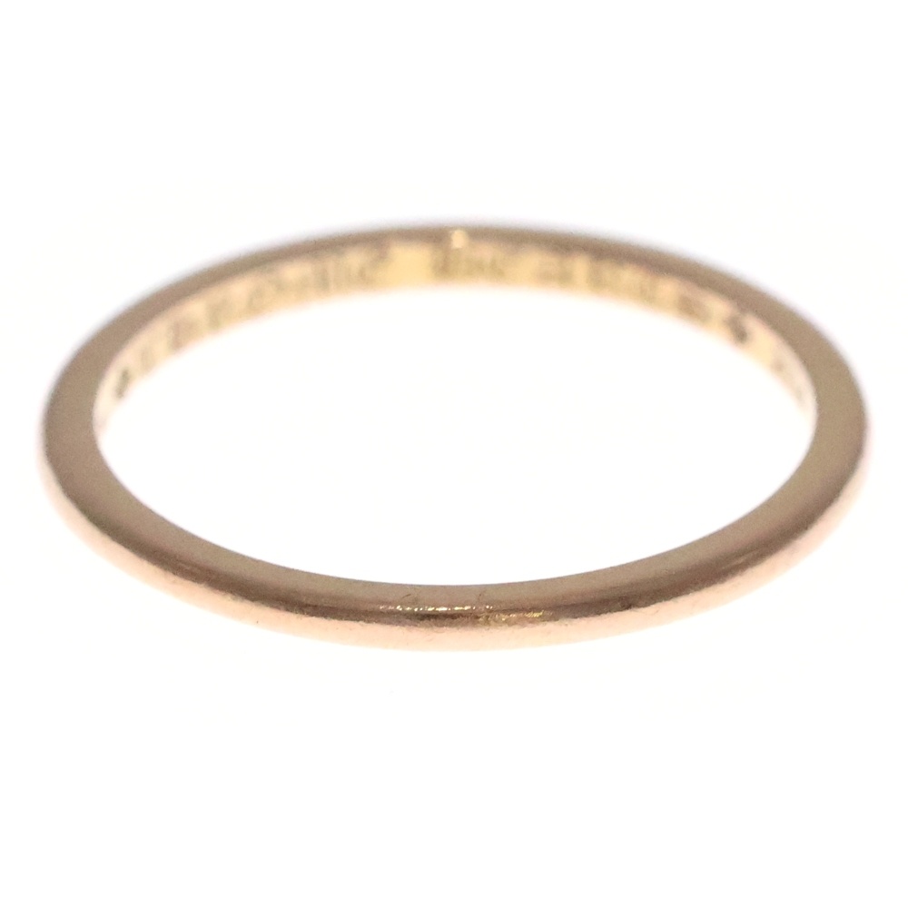 22K BBBLGM WEDDING バブルガム ウェディング リング ゴールド Aランク