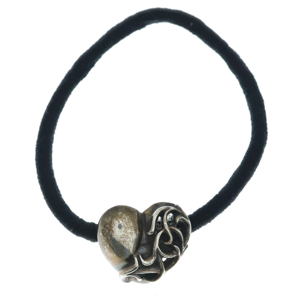 HAIRBAND ヘアバンド ハートボタンコンチョ シルバー Bランク