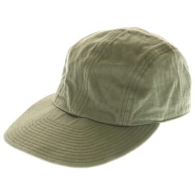 U.S.NAVY HERRINGBONE CAP ユーエスアーミー ヘリンボーン ベースボールキャップ 帽子 カーキ BR02714 Bランク