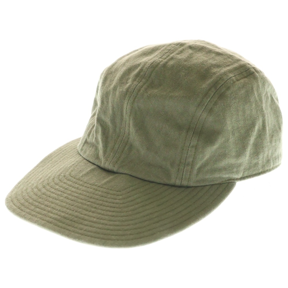 U.S.NAVY HERRINGBONE CAP ユーエスアーミー ヘリンボーン ベースボールキャップ 帽子 カーキ BR02714 Bランク