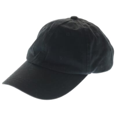 COTTON BASEBALL CAP コットン 6パネル ベースボールキャップ 帽子 ブラック FN-UX-HATS000148 Bランク